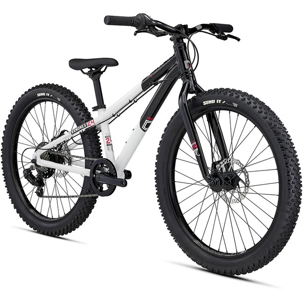 Commencal Vélos Enfant 24 Pouces Ramones 24" Kids, Blanc/noir 3 Commencal Vélos Enfant 24 Pouces Ramones 24" Kids, Blanc/noir
