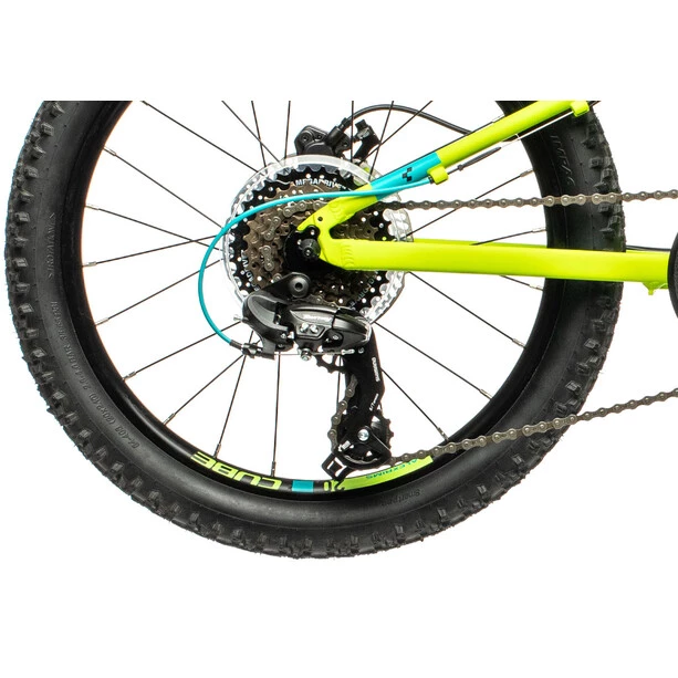 Cube Vélos Enfant 20 Pouces Acid 200 Disc Enfant, Vert/Bleu Pétrole 8 Cube Vélos Enfant 20 Pouces Acid 200 Disc Enfant, Vert/Bleu Pétrole – Image 6