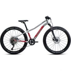 Ghost Vélos Enfant 24 Pouces Kato 24 Pro Enfant, Argent/rouge