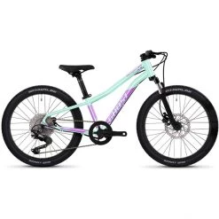 Ghost Vélos Enfant 20 Pouces Lanao 20 Full Party Enfant, Turquoise/violet