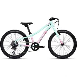 Ghost Vélos Enfant 24 Pouces Lanao 20 Pro Enfant, Turquoise/rouge