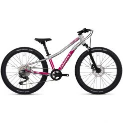 Ghost Vélos Enfant 24 Pouces Lanao 24 Full Party Enfant, Argent/violet