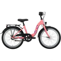 Noxon Vélos Enfant 20 Pouces Aurora ND Wave 20" 3 Vitesses Enfant, Rose