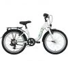 Noxon Vélos Enfant 20 Pouces Aurora ND Wave 20" 7 Vitesses Enfant, Blanc -Vélos enfant Soldes Magasin noxon aurora nd wave 20 7 speed kids chrystal white 1