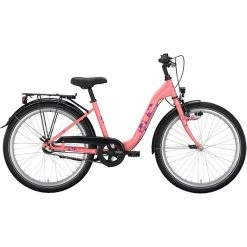 Noxon Vélos Enfant 24 Pouces Aurora Wave 24" 1 Vitesses Enfant, Rose