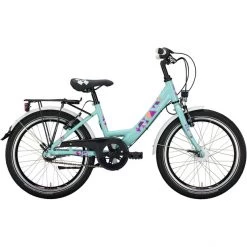 Noxon Vélos Enfant 20 Pouces Rocky ND Wave 20" 3 Vitesses Enfant, Turquoise
