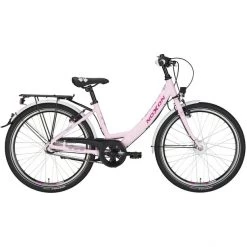 Noxon Vélos Enfant 24 Pouces Rocky ND Wave 24" 7 Vitesses Enfant, Rose