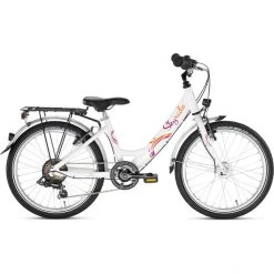Puky Vélos Enfant 20 Pouces Skyride 20-6 S-Ride 20" Fille, Blanc