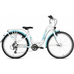 Pukypuky-skyride Vélos Enfant 24 Pouces Skyride Light 24-8 S-Ride 24" Fille, Blanc
