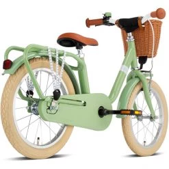 Puky Vélos Enfant 12-18 Pouces Steel Classic 16 Vélo 16" Enfant, Vert -Vélos enfant Soldes Magasin puky steel classic 16 bicycle 16 kids retro green 3