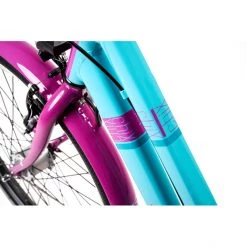 Scool Vélos Enfant 24 Pouces ChiX Twin 24-3S Enfant, Turquoise