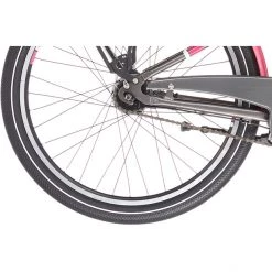 Scool Vélos Enfant 24 Pouces ChiX Twin Alloy 24 7-S Enfant, Gris/rose -Vélos enfant Soldes Magasin scool chix twin alloy 24 7 s kinder blackberry 5