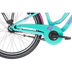 Scool Vélos Enfant 24 Pouces ChiX Twin Alloy 24 7-S Enfant, Turquoise/violet -Vélos enfant Soldes Magasin scool chix twin alloy 24 7 s kinder tuerkis violett 4