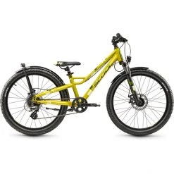 Scool Vélos Enfant 24 Pouces FaXe Disc 24-8S Enfant, Or