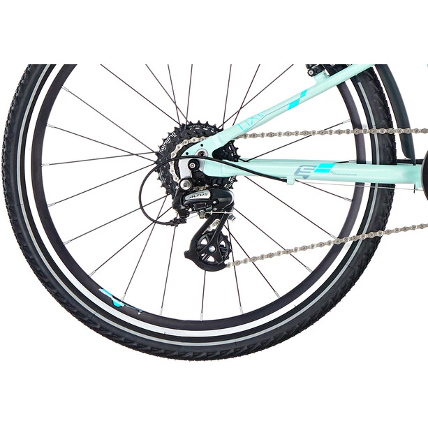Scool Vélos Enfant 24 Pouces LiXe Race 24 8-S Enfant, Turquoise 8 Scool Vélos Enfant 24 Pouces LiXe Race 24 8-S Enfant, Turquoise – Image 6