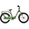 Scool Vélos Enfant 12-18 Pouces NiXe Alloy 18 Enfant, Gris/vert -Vélos enfant Soldes Magasin scool nixe alloy 18 kids dark grey pastel green 1