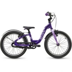 Scool Vélos Enfant 12-18 Pouces NiXe EVO 18-3S Roue Libre Enfant, Violet
