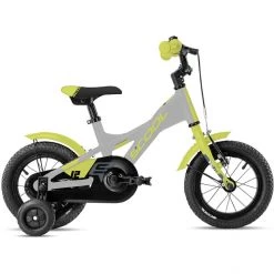 Scool Vélos Enfant 12-18 Pouces XXlite Alloy 12 Enfant, Argent/jaune