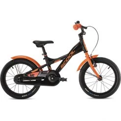 Scool Vélos Enfant 12-18 Pouces XXlite Alloy 16 Enfant, Noir/orange