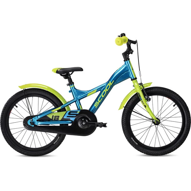 Scool Vélos Enfant 12-18 Pouces XXlite Alloy 18 Enfant, Bleu/vert 3 Scool Vélos Enfant 12-18 Pouces XXlite Alloy 18 Enfant, Bleu/vert