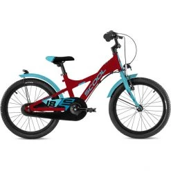 Scool Vélos Enfant 12-18 Pouces XXlite Alloy Street 18 3-S Enfant, Rouge/bleu