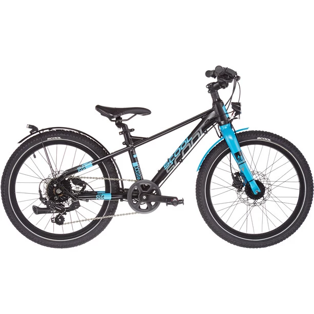 Scool Vélos Enfant 20 Pouces XXlite EVO Disc 20-7-S Enfant, Noir/bleu 3 Scool Vélos Enfant 20 Pouces XXlite EVO Disc 20-7-S Enfant, Noir/bleu