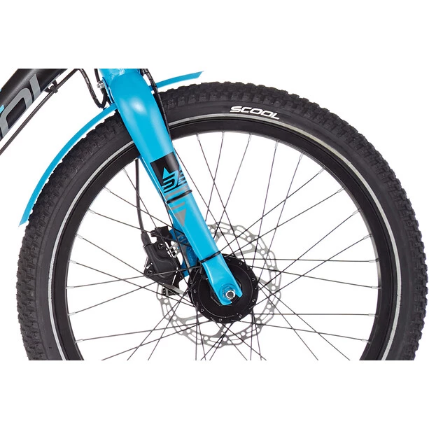 Scool Vélos Enfant 20 Pouces XXlite EVO Disc 20-7-S Enfant, Noir/bleu 6 Scool Vélos Enfant 20 Pouces XXlite EVO Disc 20-7-S Enfant, Noir/bleu – Image 4