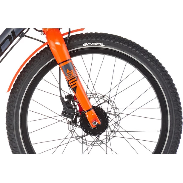 Scool Vélos Enfant 20 Pouces XXlite EVO Disc 20-7-S Enfant, Gris/orange 5 Scool Vélos Enfant 20 Pouces XXlite EVO Disc 20-7-S Enfant, Gris/orange – Image 3