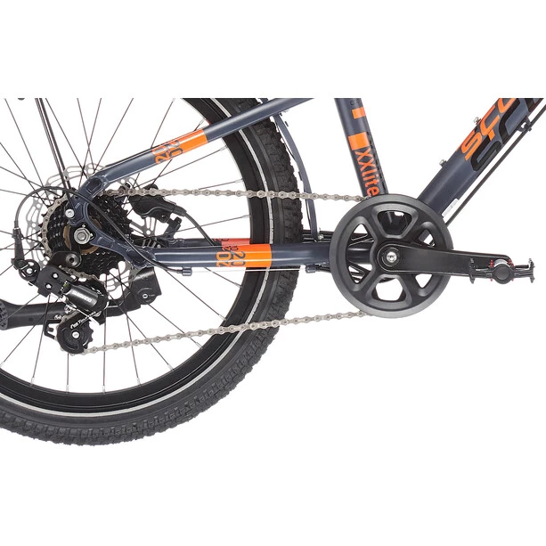 Scool Vélos Enfant 20 Pouces XXlite EVO Disc 20-7-S Enfant, Gris/orange 6 Scool Vélos Enfant 20 Pouces XXlite EVO Disc 20-7-S Enfant, Gris/orange – Image 4