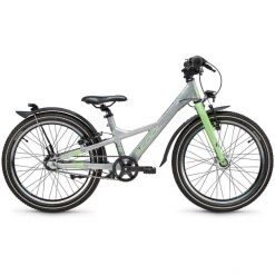 Scool Vélos Enfant 20 Pouces XXlite SL Alloy 20 3-S FW Enfant, Argent/vert