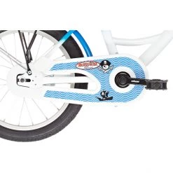 Vermont Vélos Enfant 12-18 Pouces Kapitän 16" Garçon, Blanc/bleu -Vélos enfant Soldes Magasin vermont kapitaen 16 boys white blue 4